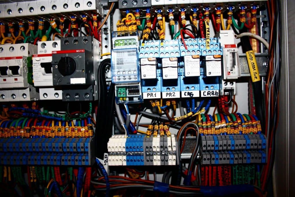 Quadro elétrico industrial